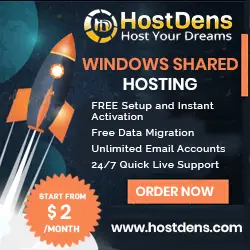 windows shared hosting
